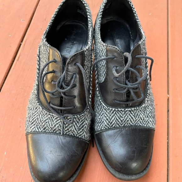 Timberland Harris Tweed Oxford shoes, leather toe heel. Sz 7.5 - Picture 6 of 7